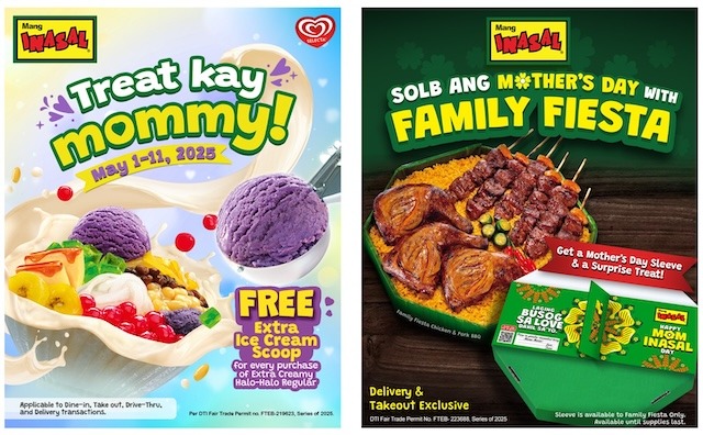 Mang Inasal makes Mother’s Day extra sweet with “Mom Inasal Day” celebration