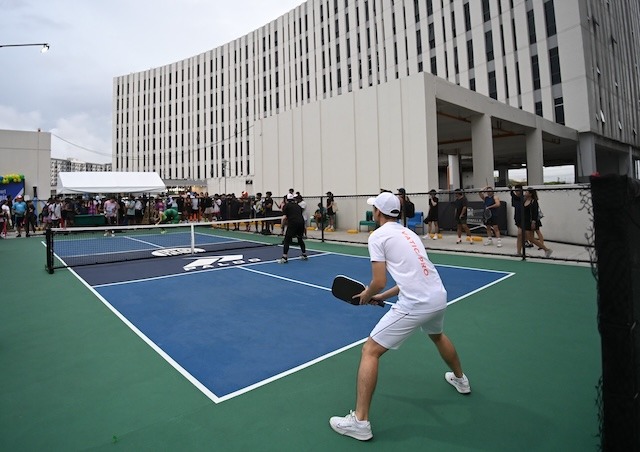 SM City Bicutan unveils four world-class pickleball courts