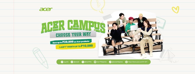Get the power to choose with the #AcerCampus2025 promo