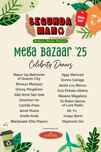 Segunda Mana to hold Mega Bazaar 2025 to Support Youth Education and Environmental Sustainability
