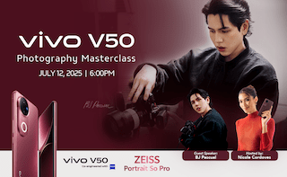 Comment to win vivo V50 Photography Masterclass with BJ Pascual