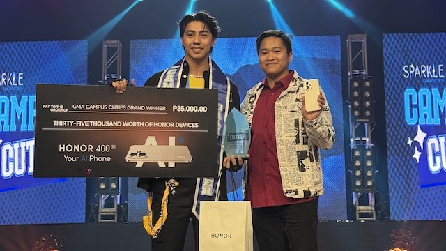 GMA with HONOR 400 5G crown Mad Ramos as Ultimate Sparkle Campus Cutie 