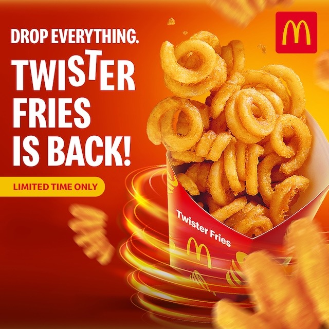 Max Out the Twist: McDonald’s Twister Fries are Back For a Limited Time Only
