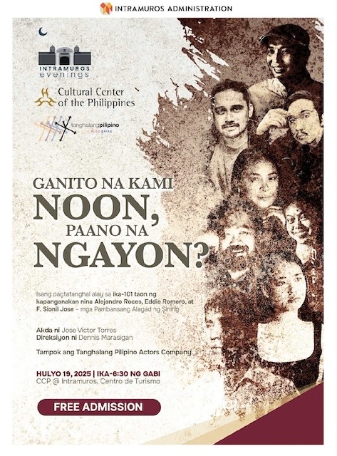 CCP, Intramuros Administration revive ‘Intramuros Evenings’ with Ganito Na Kami Noon, Paano Na Ngayon?