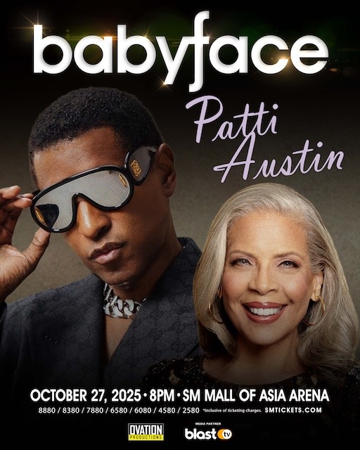 BABYFACE CONCERT LIVE IN MANILA WITH PATTI AUSTIN AS SPECIAL GUEST