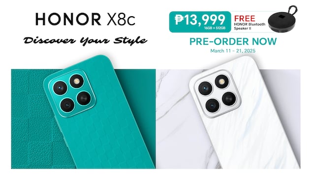 HONOR X8c: Stylish Smartphone for Students at Only Php 13,999!