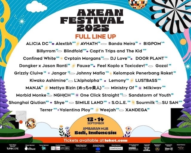 AXEAN Festival releases full lineup for its 2025 edition