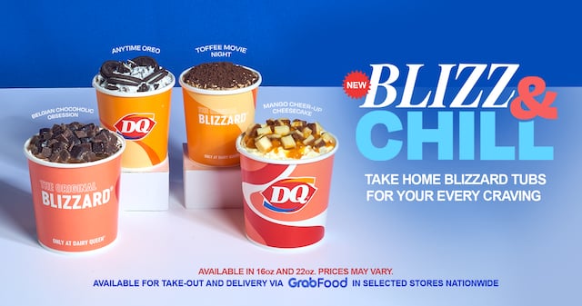 Now you can build your Blizzard stash at home with DQ’s Blizz & Chill tubs