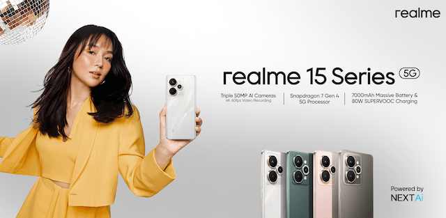 realme 15 Series 5G, now available in the Philippines for as low as P18,999