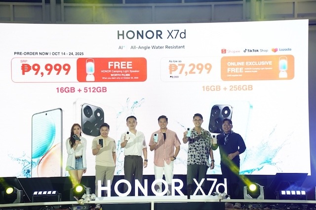 HONOR X7d Wins Over Water in a Splashing Launch, Still Available for Pre-order with an Exciting Freebie!