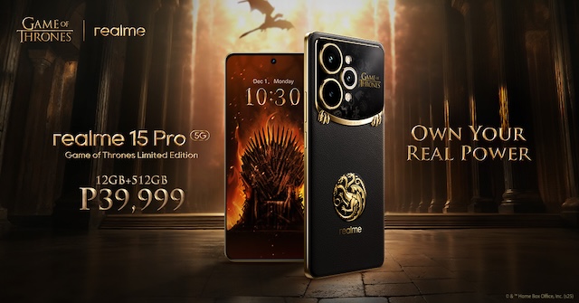 realme Expands the 15 Series 5G Lineup with the Launch of the realme 15 Pro Game of Thrones Limited Edition and the realme 15T 5G