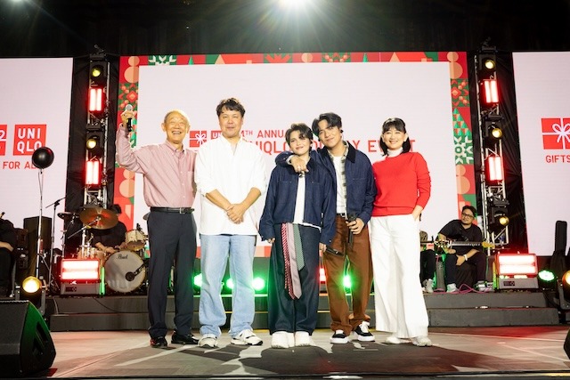 UNIQLO Rings in the Holidays through a Celebration with Jose Mari Chan, KZ Tandingan and TJ Monterde