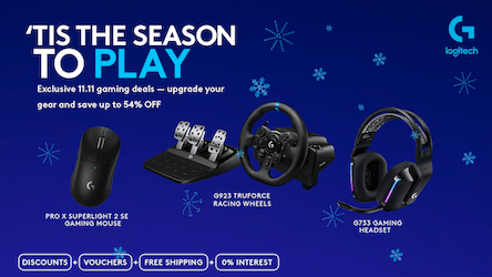 The Perfect Gift of Style Awaits You at Logitech’s 11.11 Shopee Christmas Sale!
