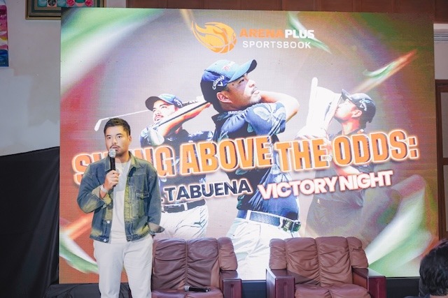 ArenaPlus hosts Miguel Tabuena Victory Night for winning the International Series Philippines presented by BingoPlus