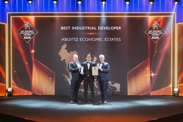Aboitiz Economic Estates Recognized as Southeast Asia’s Best Industrial Developer at the 2025 Dot Property Awards