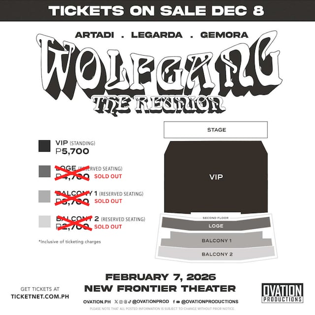 Wolf Gemora Arrives to begin Preparations for the Wolfgang Reunion Concert this February 7