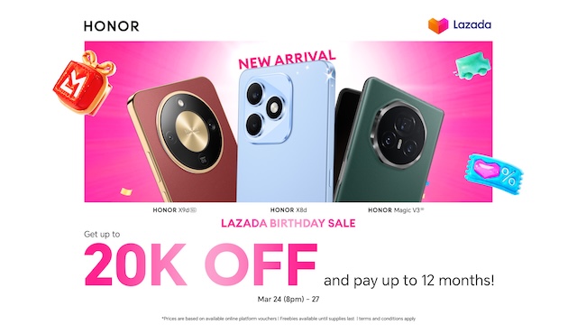 HURRY: Save Up to Php 20,000 on HONOR Products This Lazada Birthday Sale!