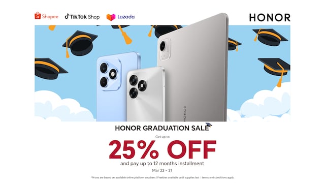Caps Off, Deals On! HONOR Launches Graduation Sale with Up to 25% Off and Flexible Payments