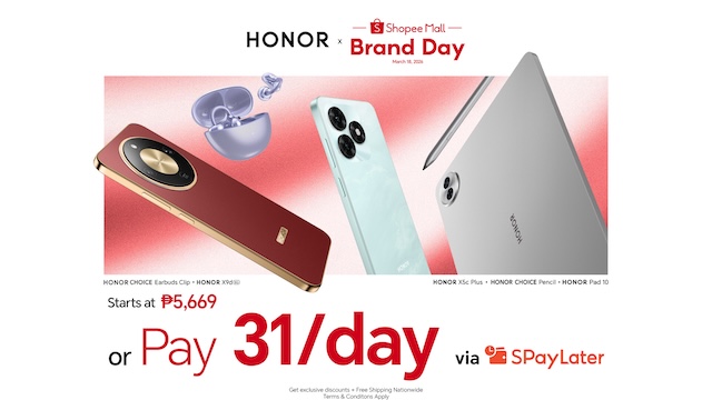 Did You Know That You Can Get HONOR X5c Plus for just Php 32/day this HONOR Brand Day on Shopee?