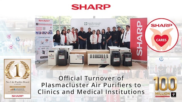 Sharp Philippines Successfully Completes CSR Initiative Supporting Clinics and Medical Institutions