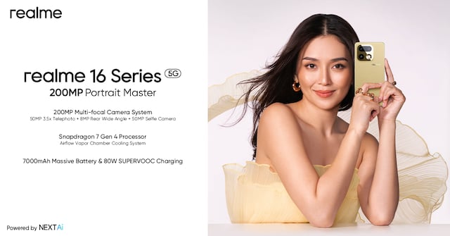 200MP Portrait Master: realme Gives First Look at realme 16 Series 5G Ahead of its Local Launch