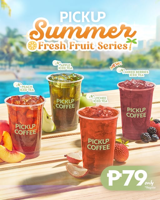 Freshen UP this summer with PICKUP COFFEE’s Fresh Fruit Series