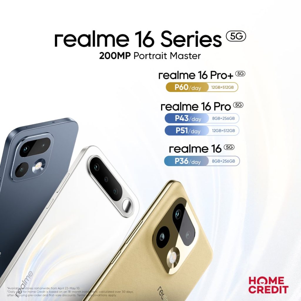 realme 16 Series 5G opens first-selling offers with up to PHP4,498 worth of exclusive freebies