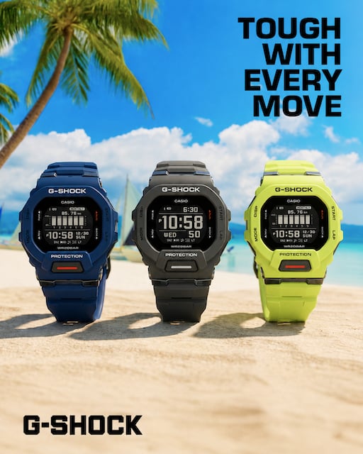 G-SHOCK Reintroduces the GBD-200 Series in Boracay, Bringing “Tough With Every Move” to Life