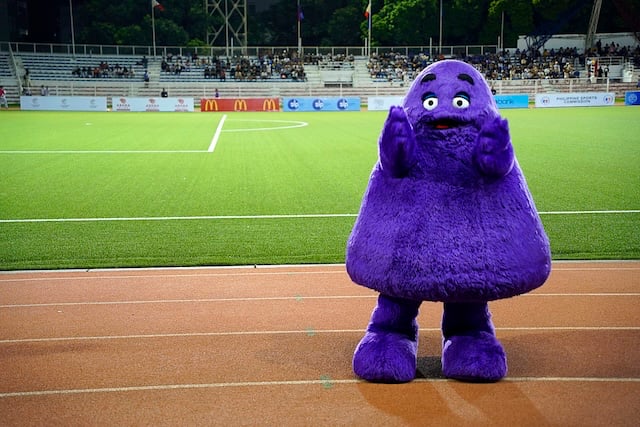 Pinoy Football Gets a Purple Twist as Grimace Surprises Fans at PH-Myanmar Friendlies