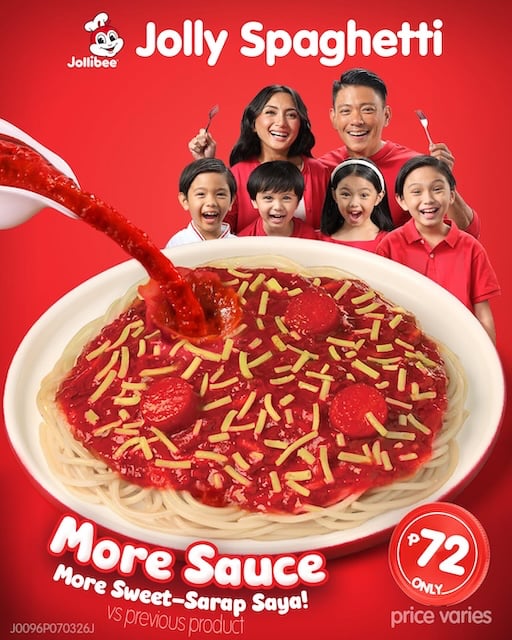 Jollibee gives Jolly Spaghetti a saucier upgrade