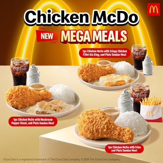 More Reasons to ‘Tastify' as McDonald's Launches New Chicken McDo Mega Meals 