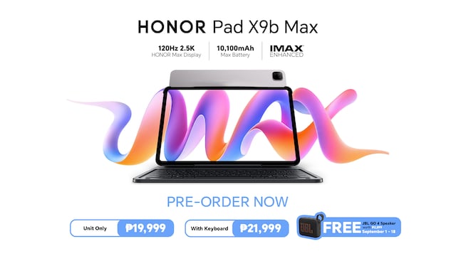 HONOR Pad X9b Max Officially Launches in the Philippines for as Low as PHP 19,999