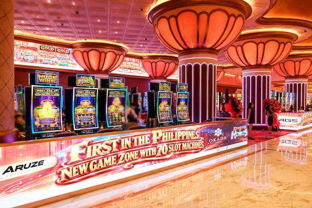 First in the Philippines: Okada Manila Unveils New Game Zone with 70 Slot Machines